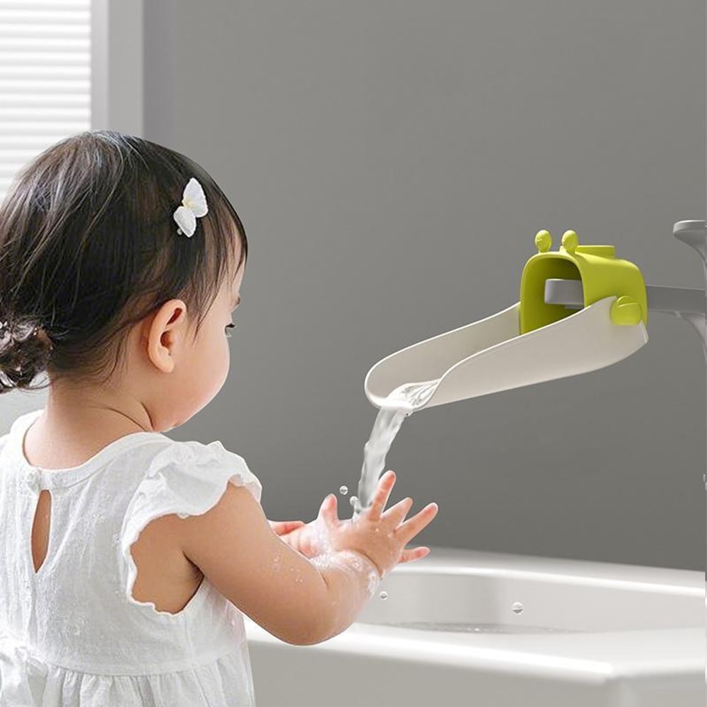Kids Faucet Extender Splash Guard Silicone Baby Faucet Extender For Easy Handwashing 0