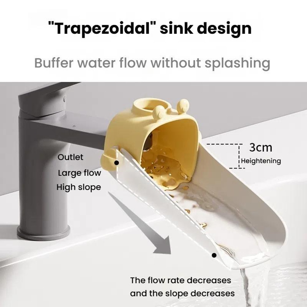 Kids Faucet Extender Splash Guard Silicone Baby Faucet Extender For Easy Handwashing 9