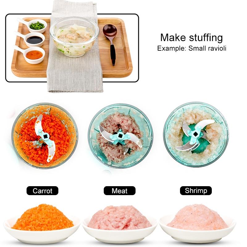 Manual Kitchen Stirrer Squeezer Tool Durable Handheld Food Mixer Press 7