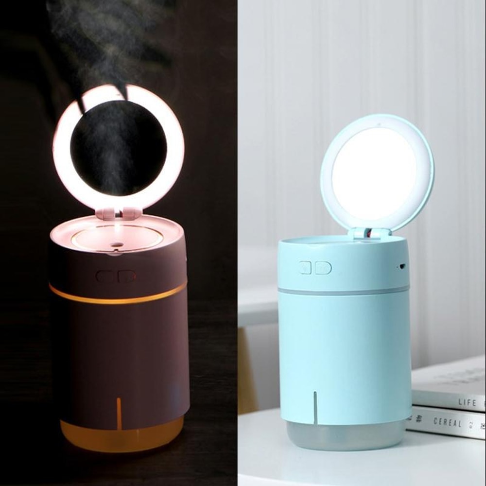 Portable Car Humidifier with Night Light USB Aroma Diffuser Air Purifier