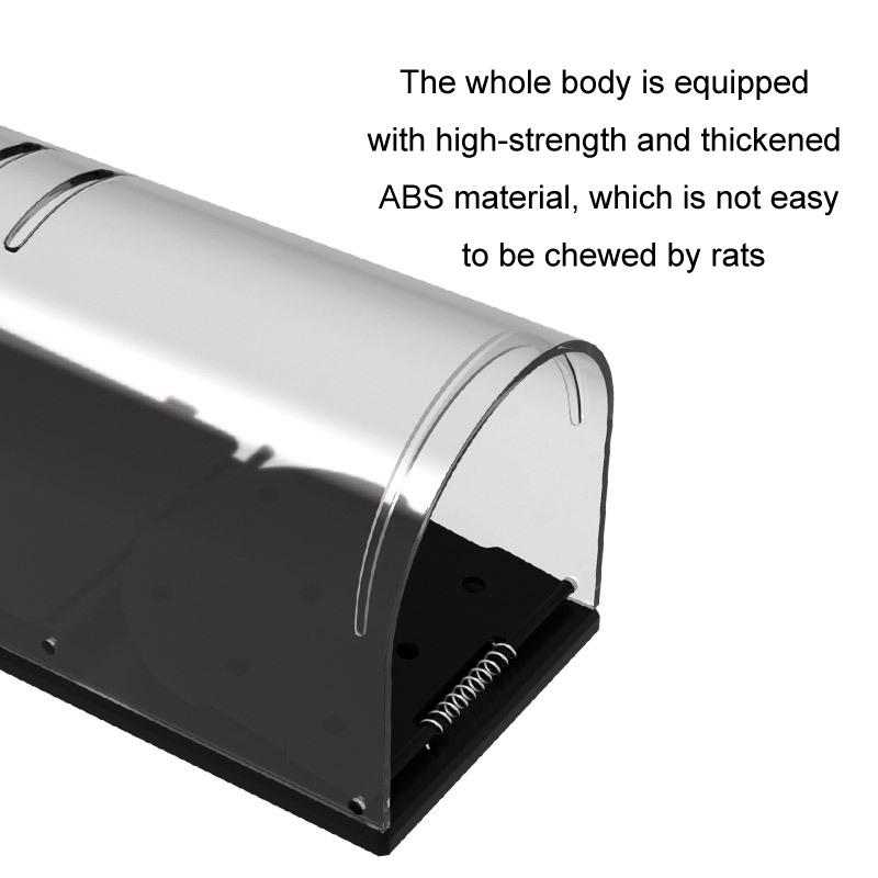 Automatic High Sensitivity Mousetrap, Reusable Humane Plastic Mouse Trap for Home & Business