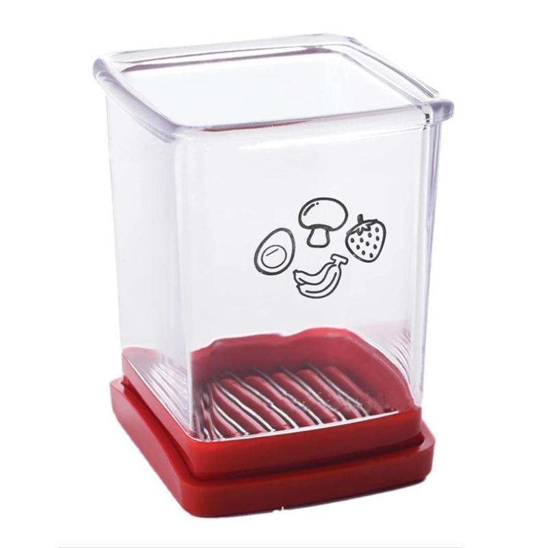 Multi Function Vegetable Cutter with Push Plate Compact Kitchen Slicer Tool