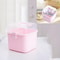 Transparent Rotating Cosmetic Storage Box Multi Purpose Organizer For Jewelry Medicine And Daily Es 4