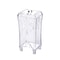 Clear Cotton Pad Organizer Box With Lid Transparent Makeup Storage Box For Vanity Bathroom 4