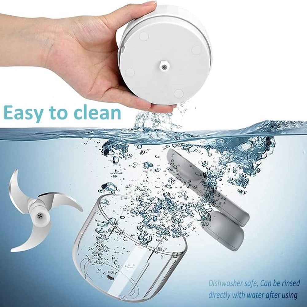 Manual Garlic Chopper Mini Food Processor Vegetable Cutter 2