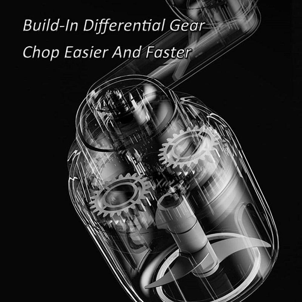 Manual Garlic Chopper Mini Food Processor Vegetable Cutter 4