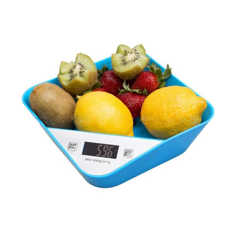 Digital Kitchen Scale With Bowl LED Food Weighing Scale 9