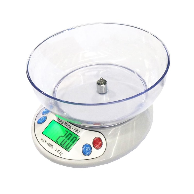 Digital Kitchen Scale With Bowl LED Food Weighing Scale 2