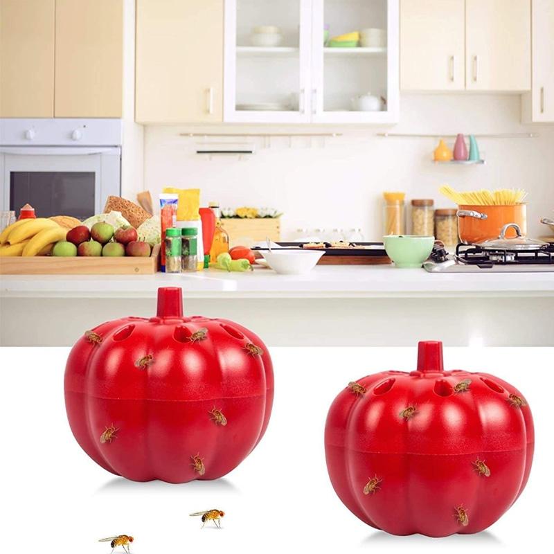 Pumpkin Fruit Fly Trap Reusable Fruit Fly Trap for Kitchen Safe Non Toxic Insect Control