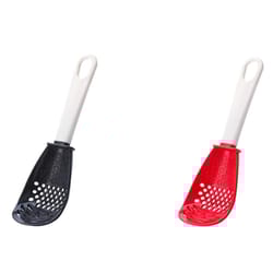 multifunctional cooking spoon garlic grinder and draining spoon