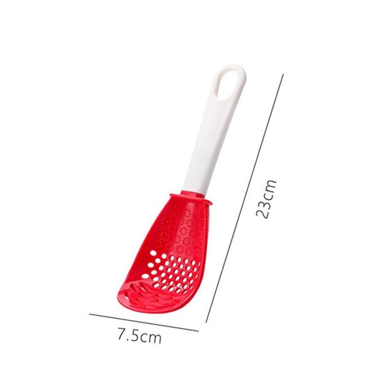 Multifunctional Cooking Spoon Garlic Grinder And Draining Spoon 4
