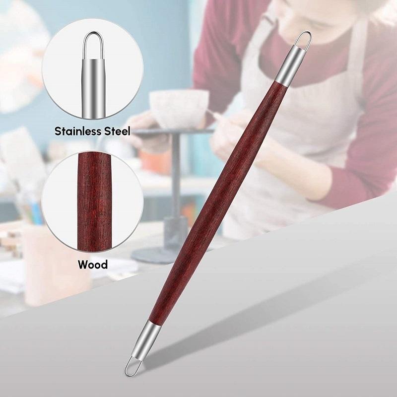 6Piece Pottery Trimming Tools Set For Clay Sculpting And Ceramic Art 5