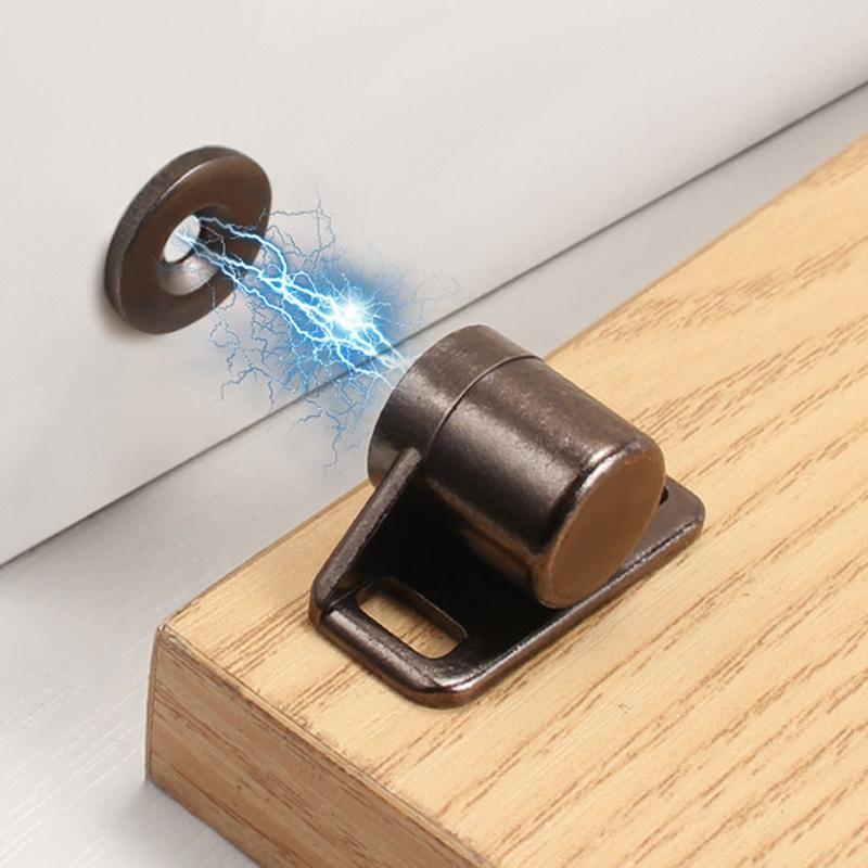Adjustable Magnetic Cabinet Door Catch Heavy Duty Adhesive Door Latch Stopper 0