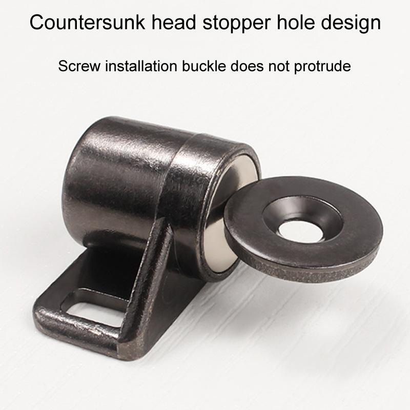 Adjustable Magnetic Cabinet Door Catch Heavy Duty Adhesive Door Latch Stopper 2
