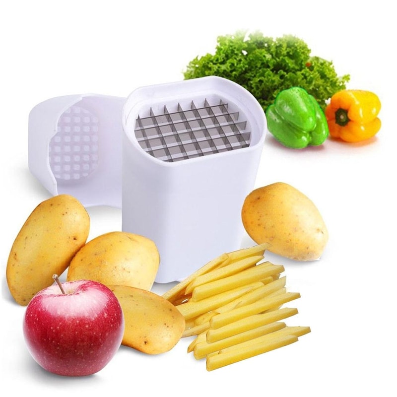 Compact French Fry Cutter Potato Slicer For Homemade Fries 0