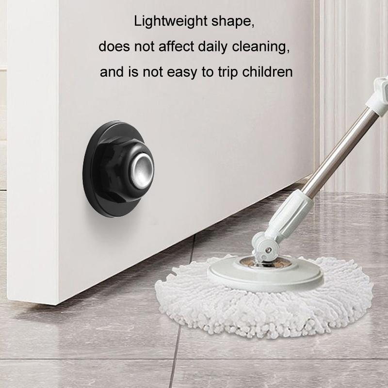 Magnetic Silicone Door Stopper No Drill Silent Anti Collision Floor Door Holder 5