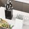 Compact Knife Organizer With Drain Tray Countertop Kitchen Knife Holder For Safe Everyday Storage 1