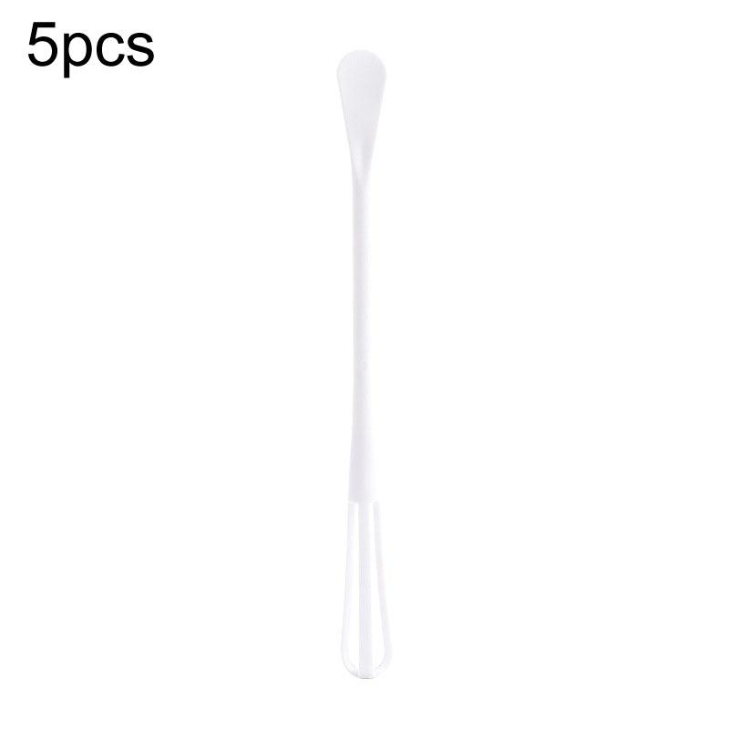 Mini Egg Whisk With Spoon Multifunction Kitchen Stirring Tool 7