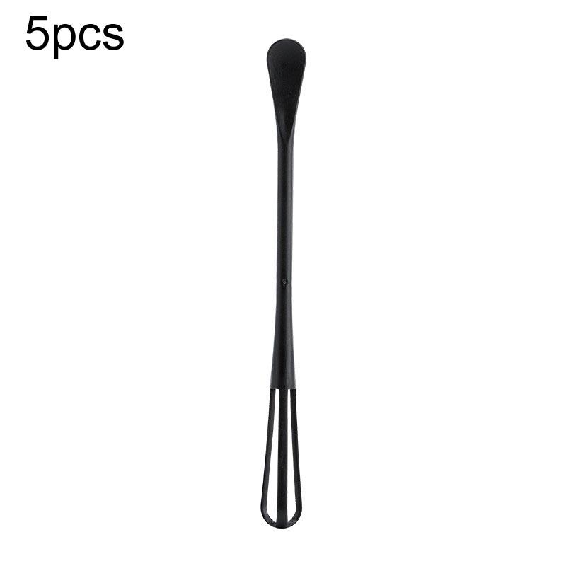 Mini Egg Whisk With Spoon Multifunction Kitchen Stirring Tool 8