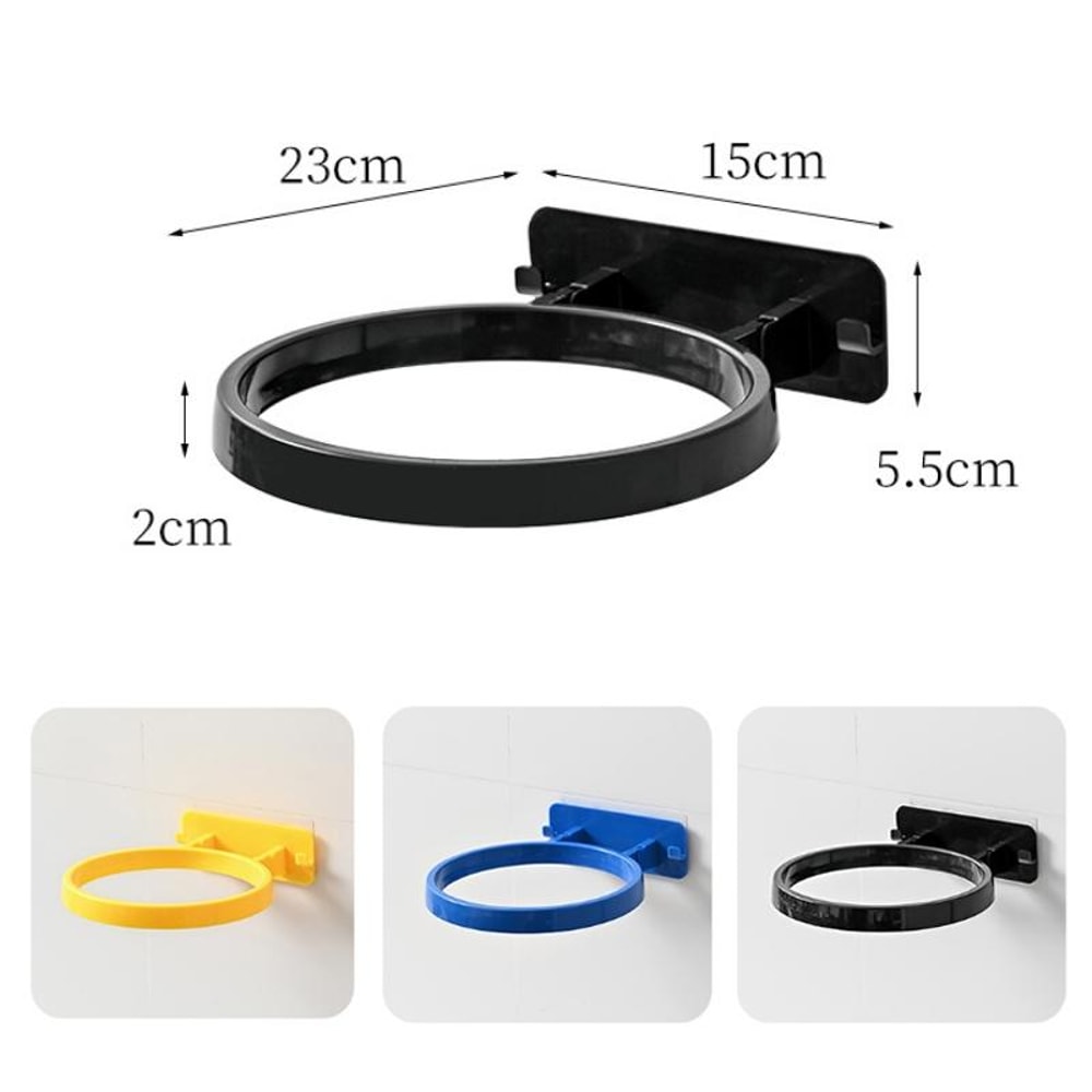 Wall Mounted Basketball Storage Rack Foldable Display Stand No Drill Organizer 2