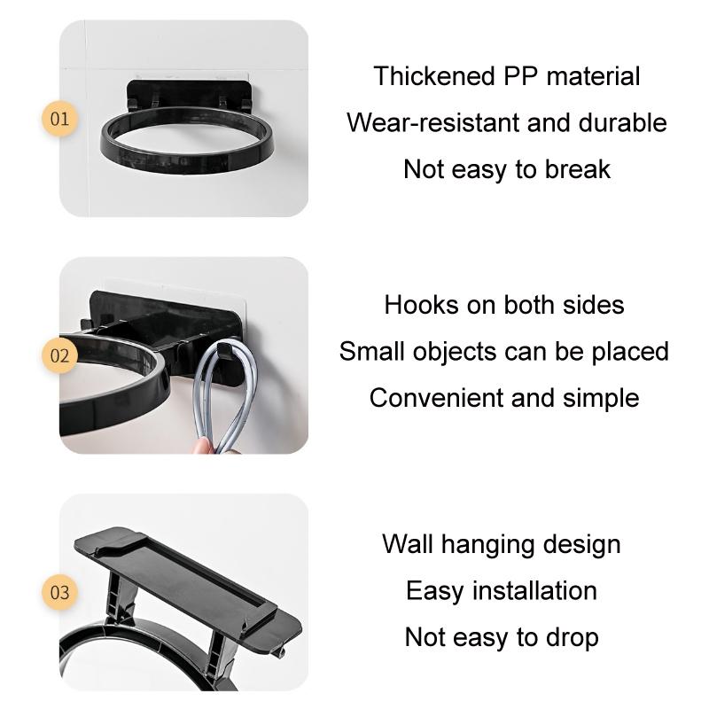 Wall Mounted Basketball Storage Rack Foldable Display Stand No Drill Organizer 3