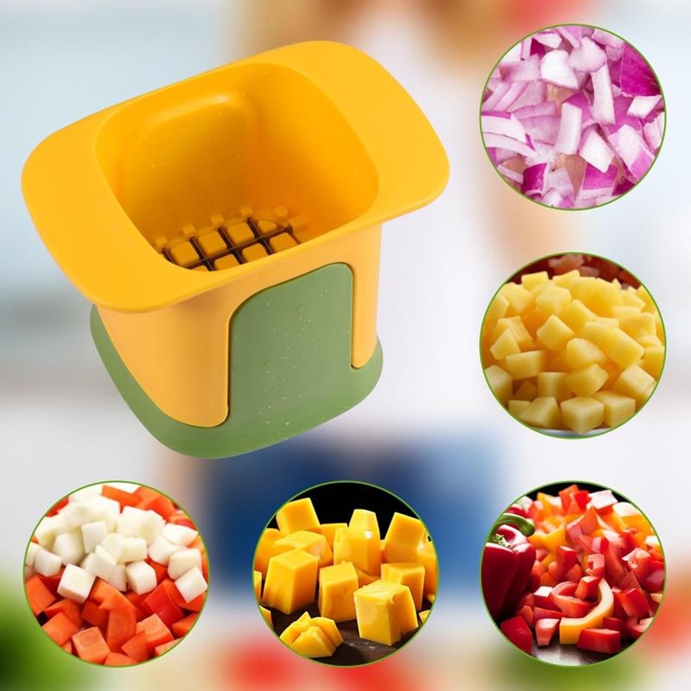 Multi Function Potato Cutter French Fries Cutter With Safe Press Design 2