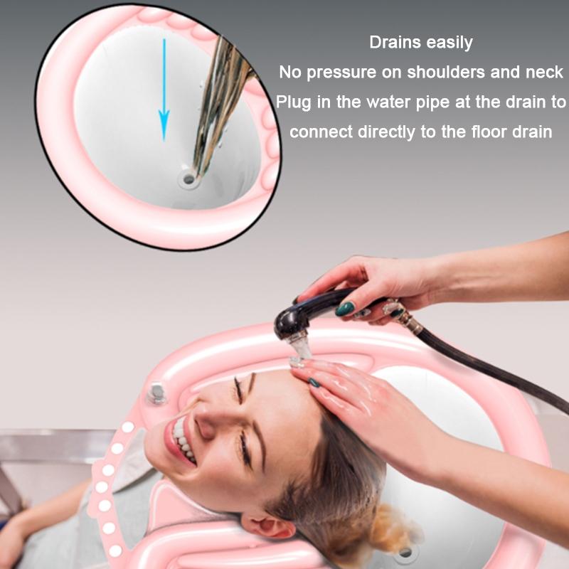 Portable Inflatable Hair Washing Basin For Bedridden Elderly Patients And Pregnant Care 2