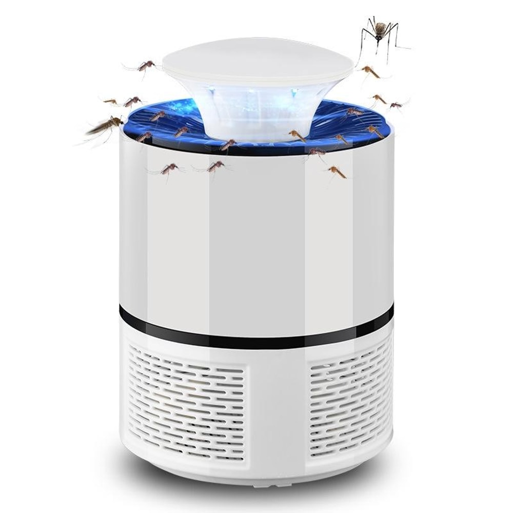 USB Quiet Mosquito Killer Lamp With UV Trap Strong Suction 0