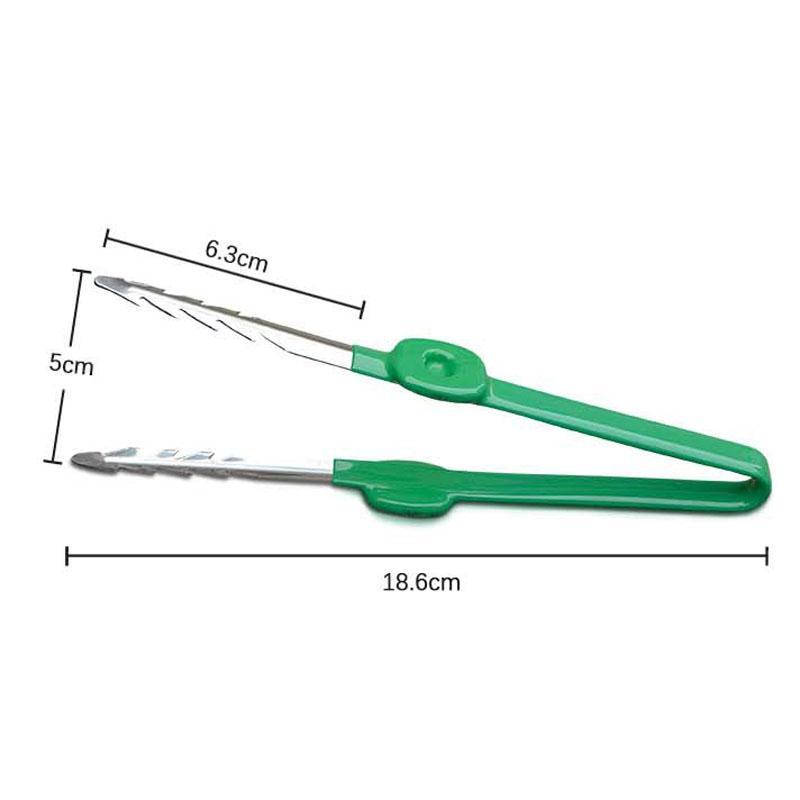 Precision Garden Tweezers Tool For Succulents Weeding Stainless Steel Grip Clip 2