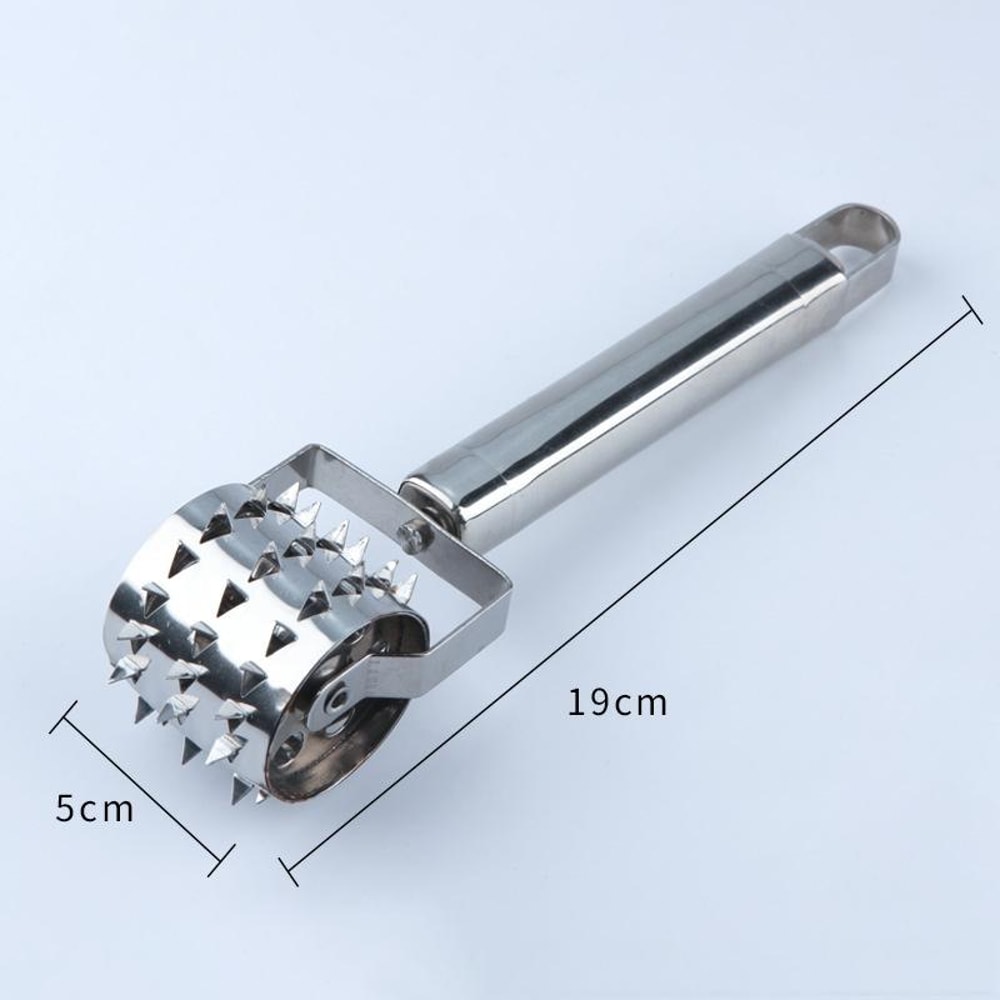 Stainless Steel Meat Tenderizer Roller For Steak Chicken Pork 2