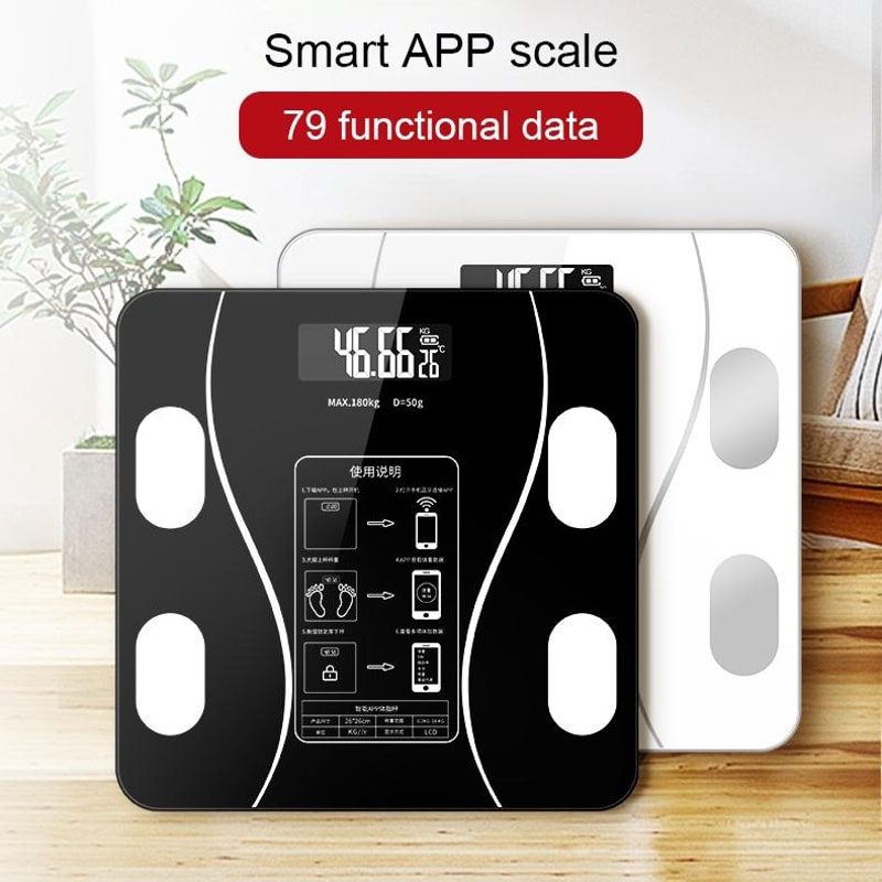 Smart Body Fat Scale Digital Weight Analyzer With LCD Display 6