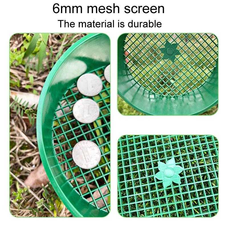 Garden Soil Sifter Screen Lightweight Gardening Sieve Tool For Fine Soil Sand Filtering 3