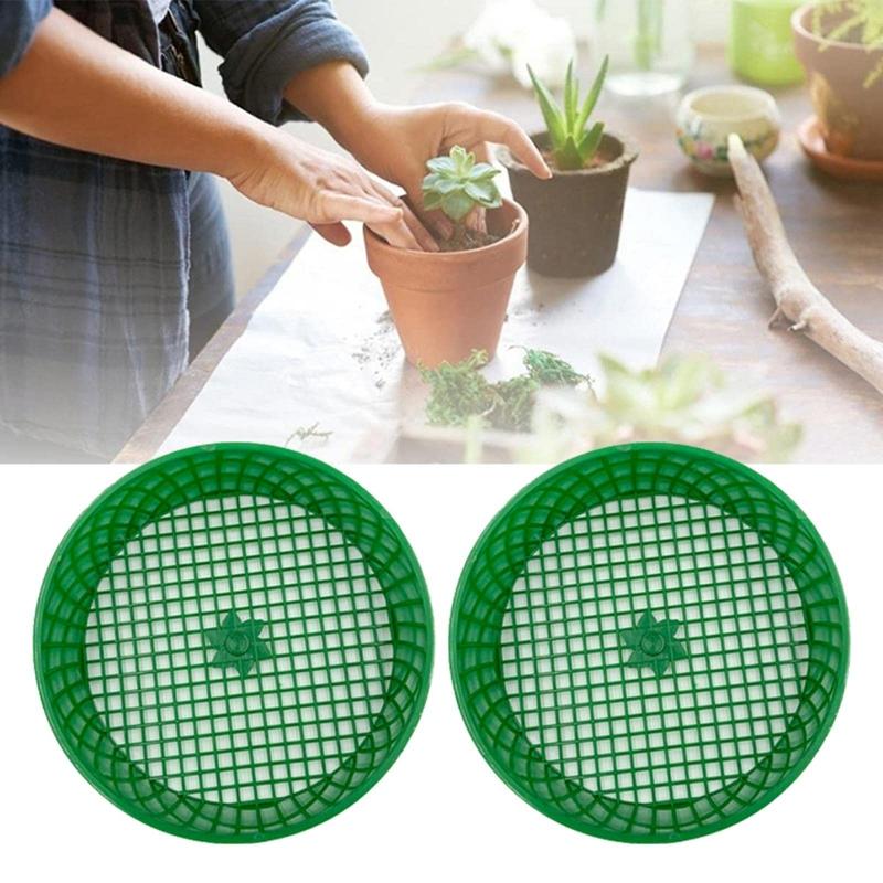 Garden Soil Sifter Screen Lightweight Gardening Sieve Tool For Fine Soil Sand Filtering 5