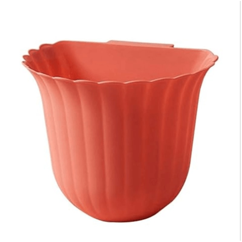 SpaceSaving Hanging Kitchen Trash Can For Cabinet Door Or Desktop 10