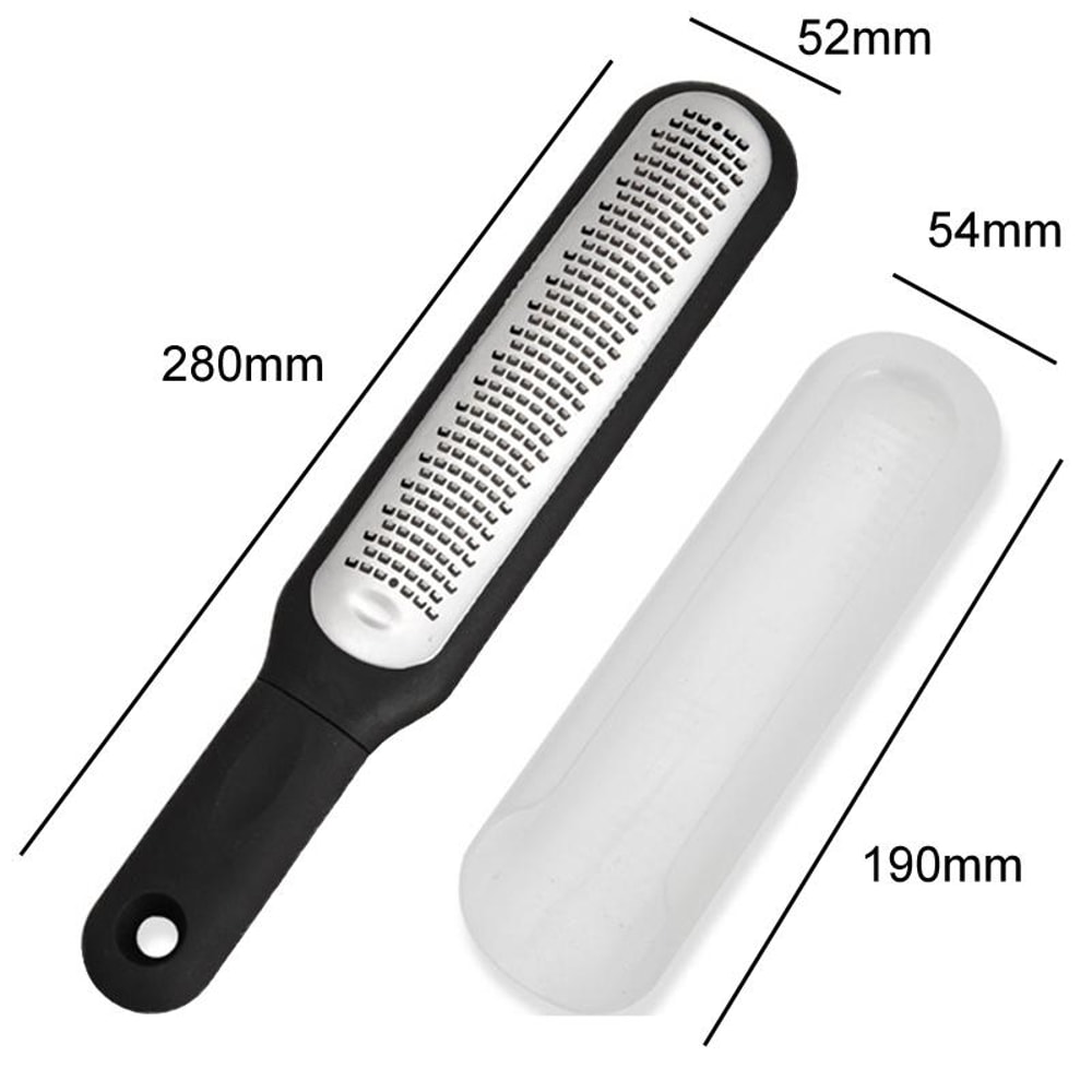 Stainless Steel Ginger Grater With Lid Handheld Garlic And Fruit Scraper 2