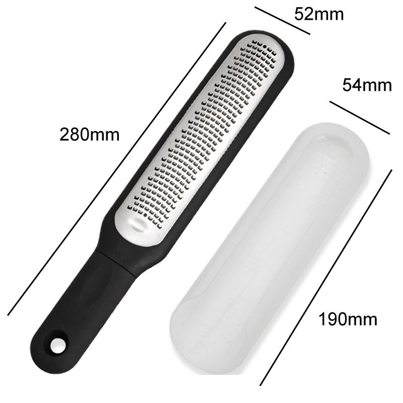 Stainless Steel Ginger Grater With Lid Handheld Garlic And Fruit Scraper 2