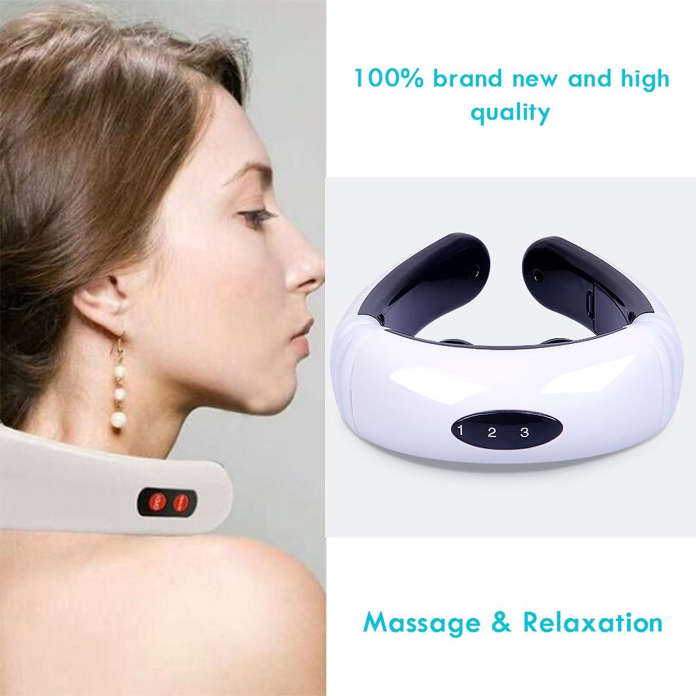 Smart Pulse Neck Massager Electric Cervical Relaxation Device With Heat Therapy 1