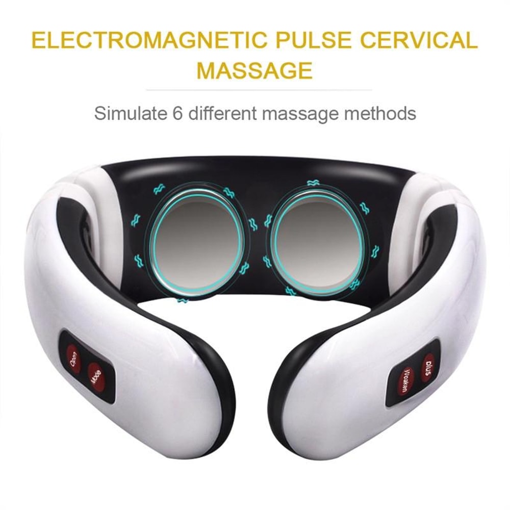 Smart Pulse Neck Massager Electric Cervical Relaxation Device With Heat Therapy 7