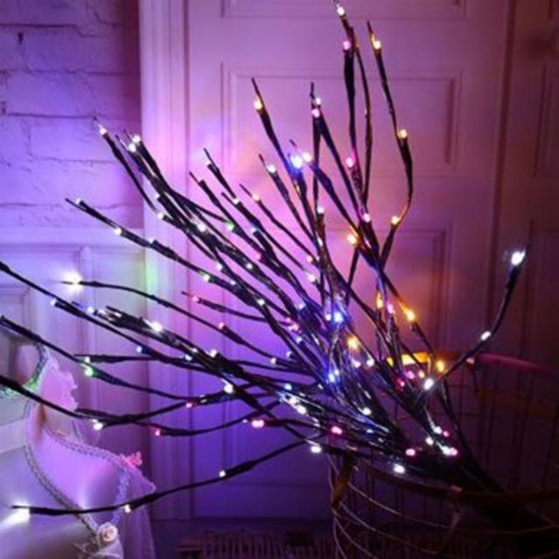 LED Willow Branch Light Decorative Battery Operated Tree Lamp For Home Holiday Decor 5