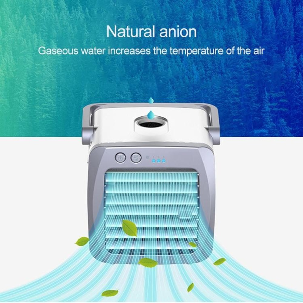 Portable USB Air Cooler Fan Mini Personal Desk Air Conditioner With Water Tank 8
