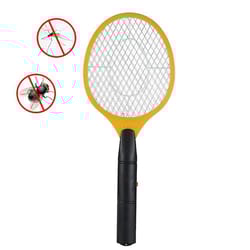 electric mosquito swatter racket with high voltage grid portable bug zapper for home outdoor use