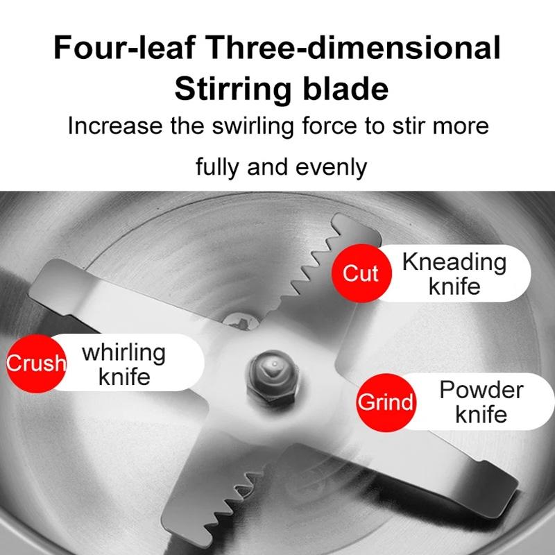 Electric Coffee Bean Grinder Stainless Steel Spice Grain Crusher 1