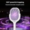 Extendable Electric Mosquito Racket Lamp Rechargeable Stand Zapper 1