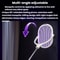 Extendable Electric Mosquito Racket Lamp Rechargeable Stand Zapper 8