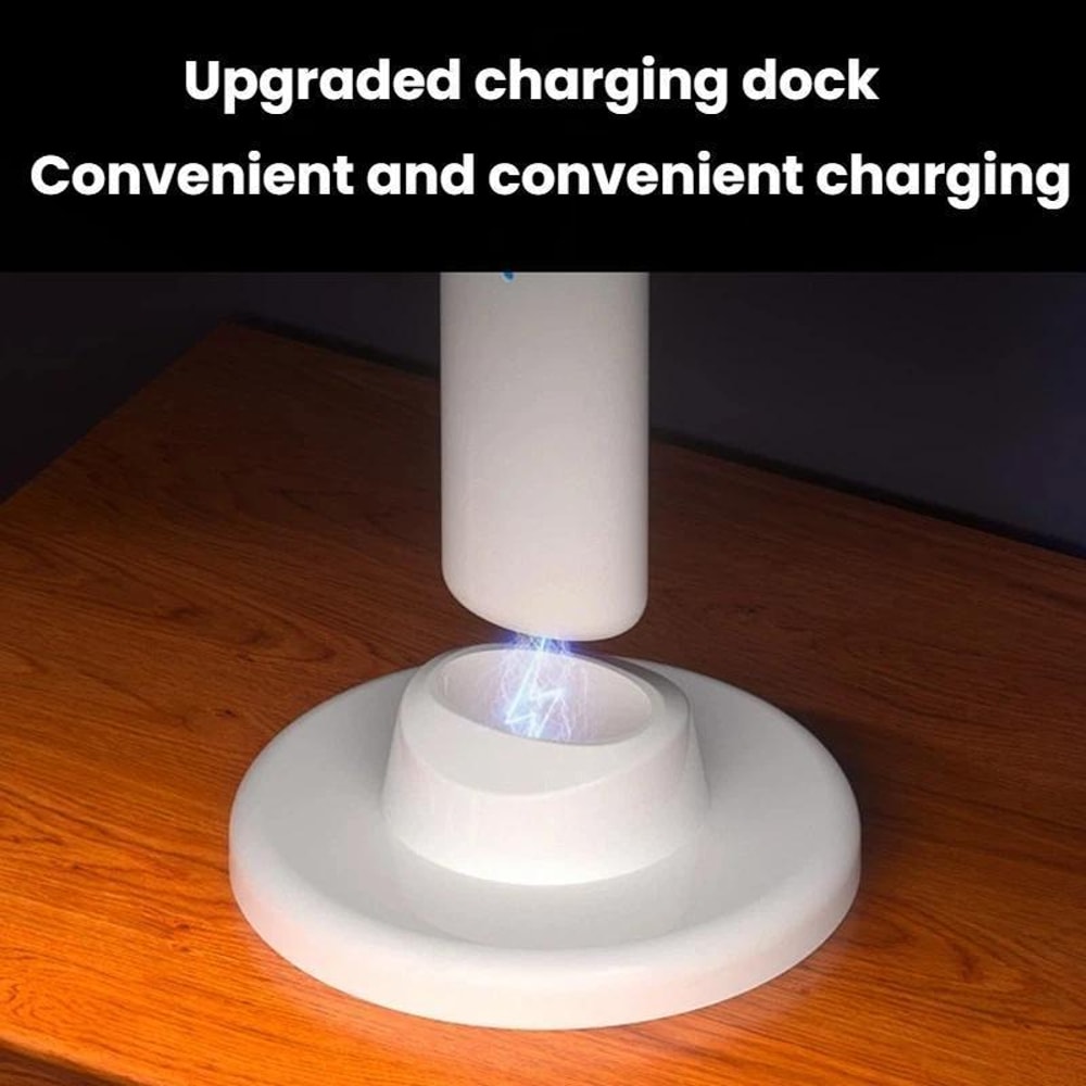 Extendable Electric Mosquito Racket Lamp Rechargeable Stand Zapper 4