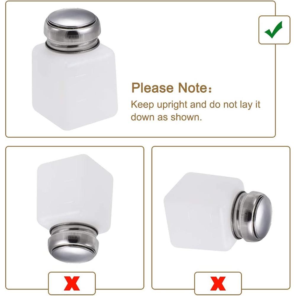 Push Down Alcohol Dispenser Bottle Stainless Steel Precision Pump Container 1