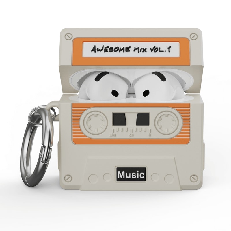 Silicone Earphone Case Protective Wireless Earbuds Cover With Keychain Hook 6