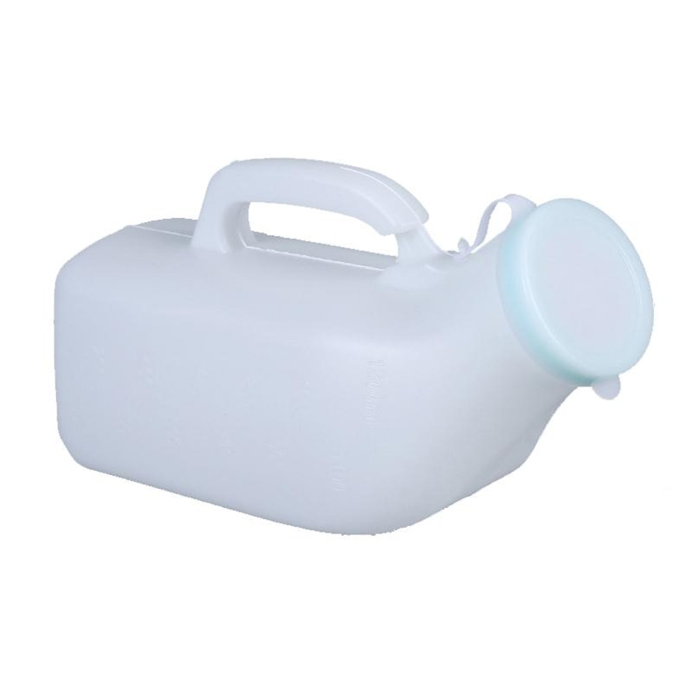 Portable Urinal For Men 1200ml Leakproof Male Urinal Bottle With Handle And Measurement Scale 9