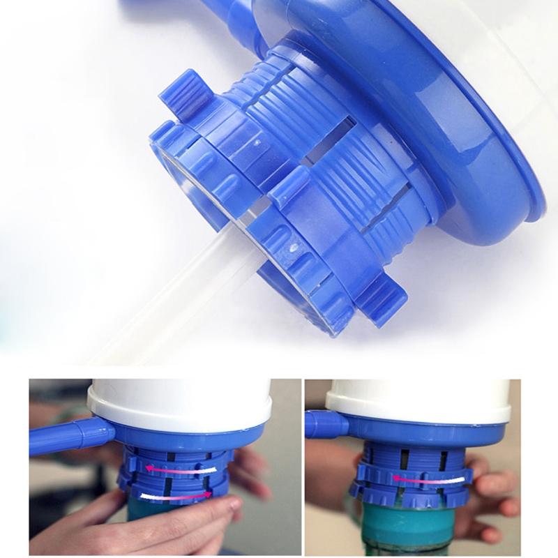 Manual Water Bottle Pump Dispenser Portable Hand Press Drinking Water Pump 2