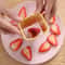 Quick Slice Fruit Slicer Cup For Strawberries Grapes And Bananas 3